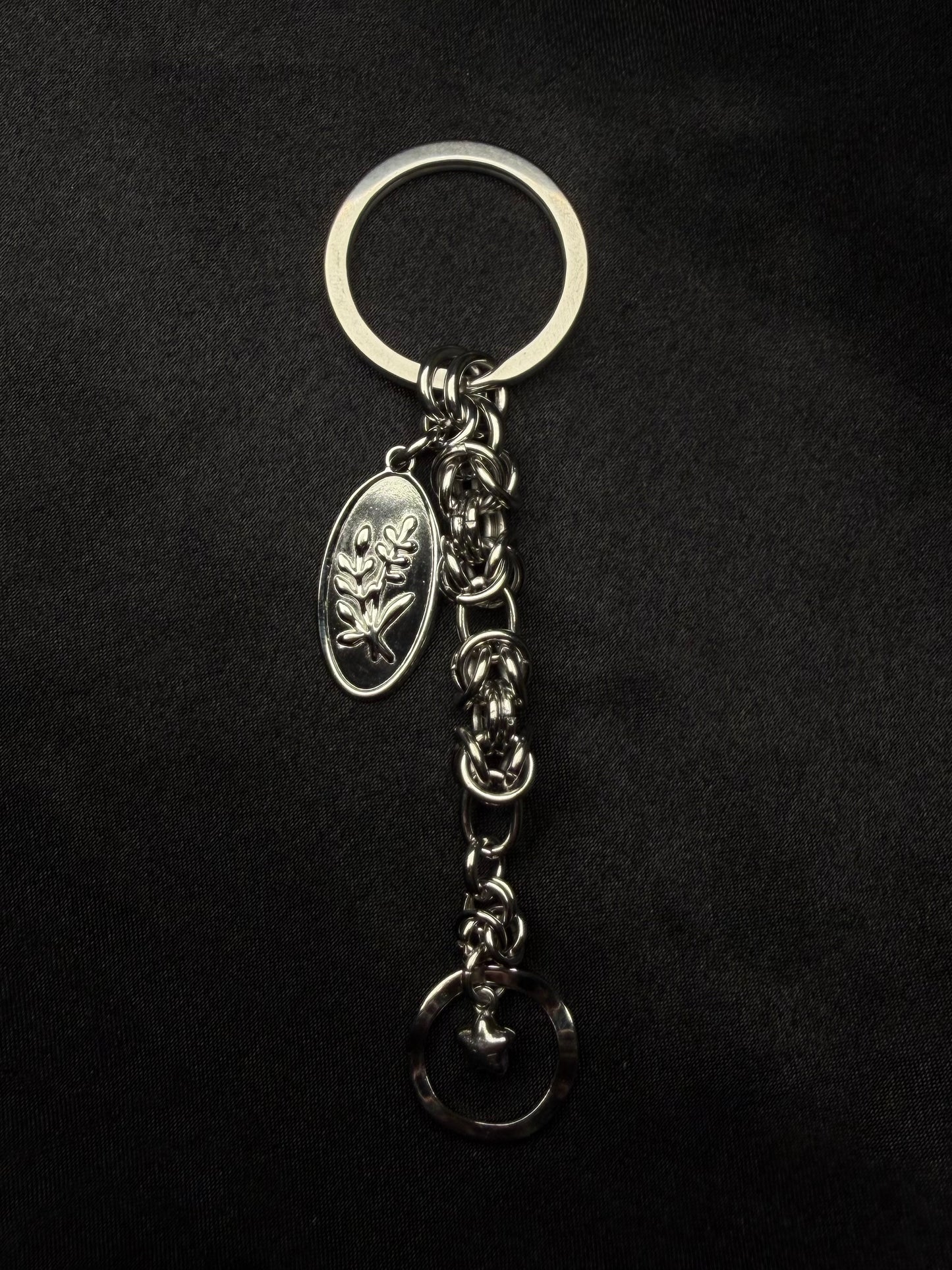 Evening foraging keychain