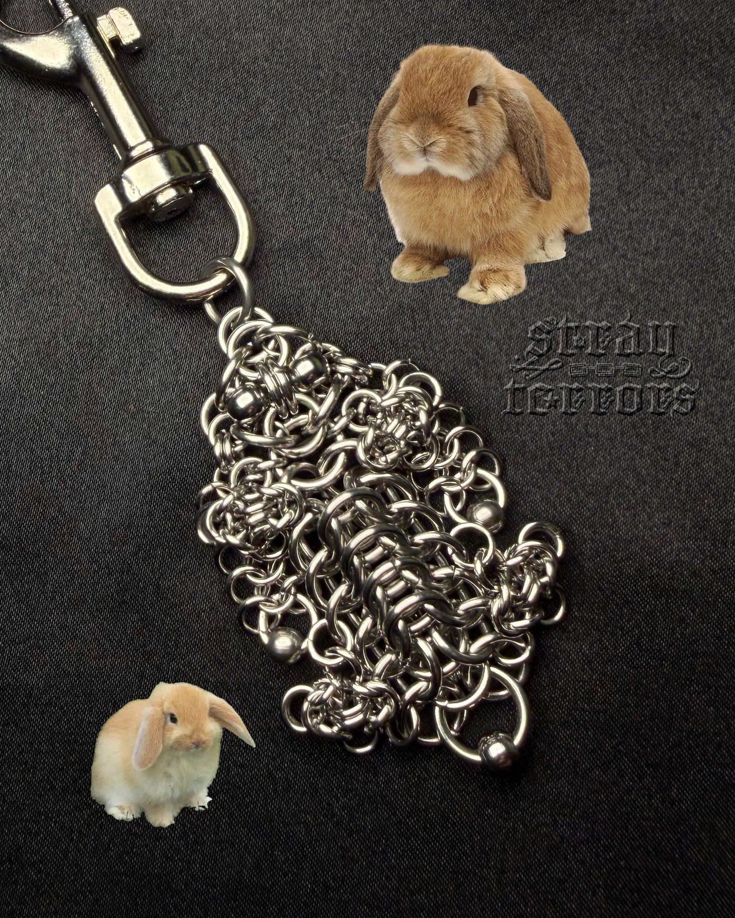 Bunny keychain critter