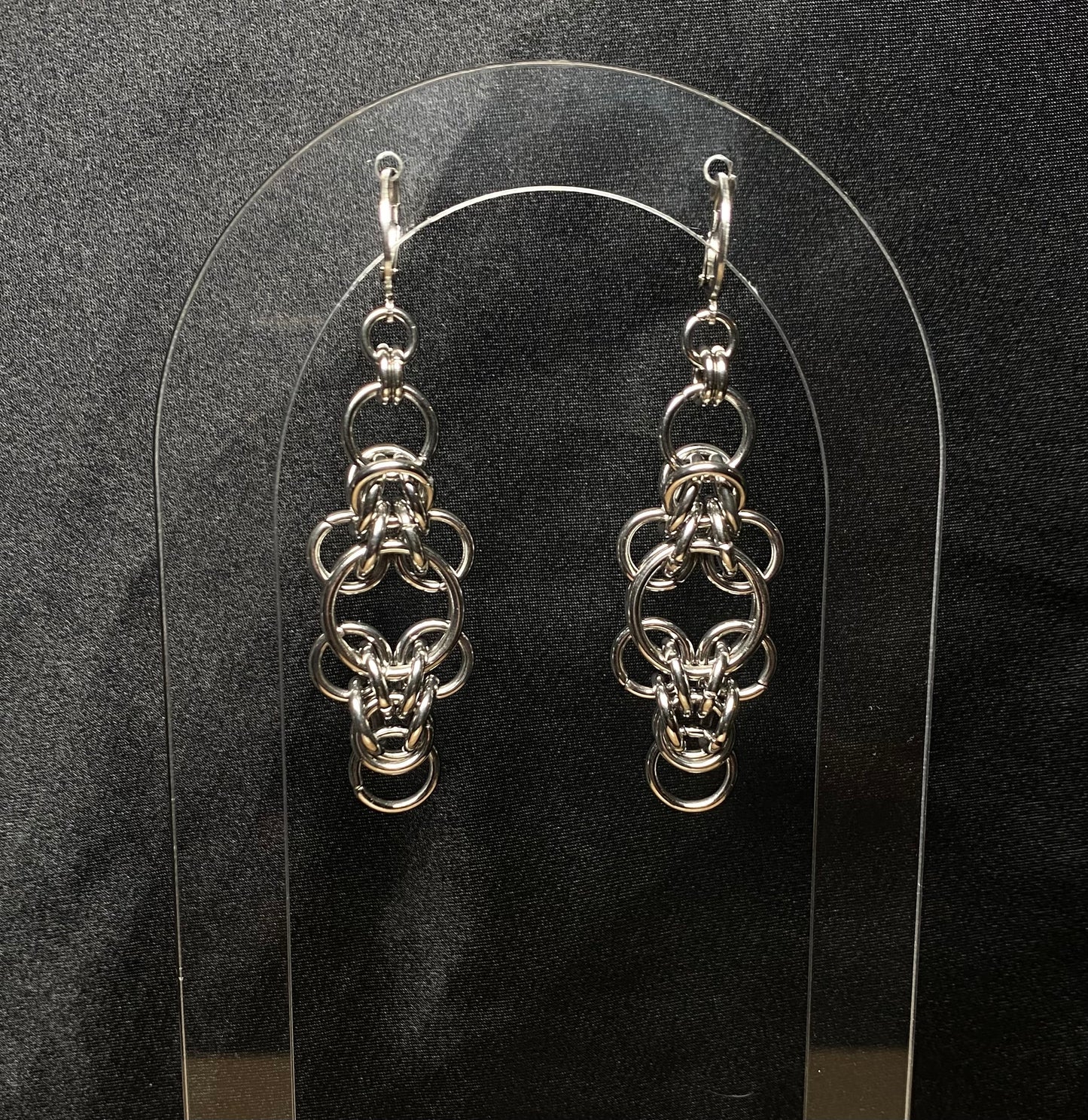 Window pane earrings