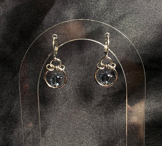 North star earrings