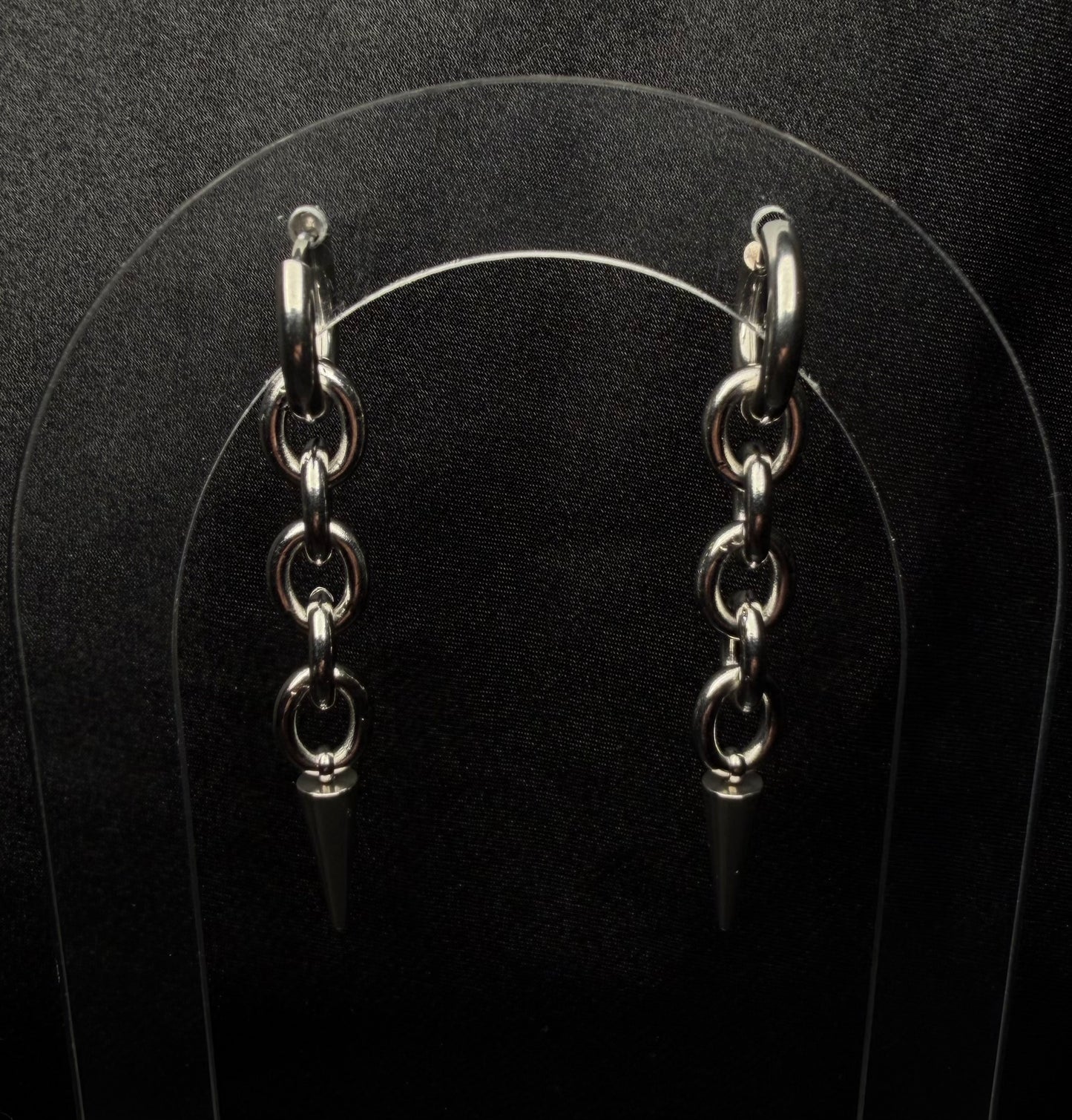 Chain link earrings