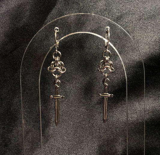 Longsword earrings