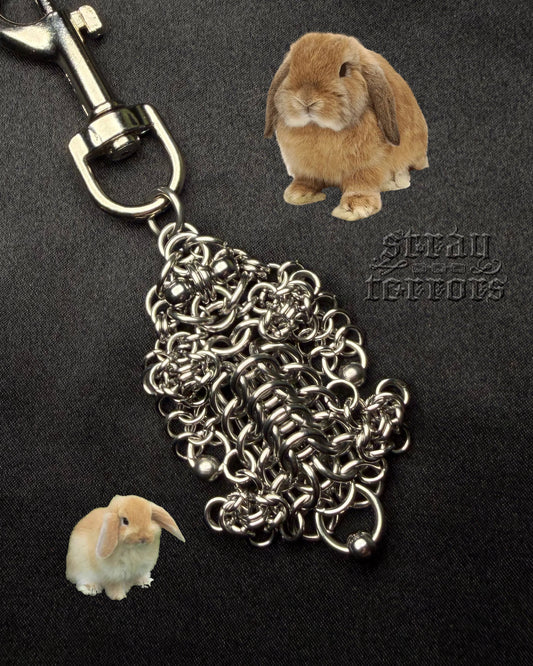 Bunny keychain critter