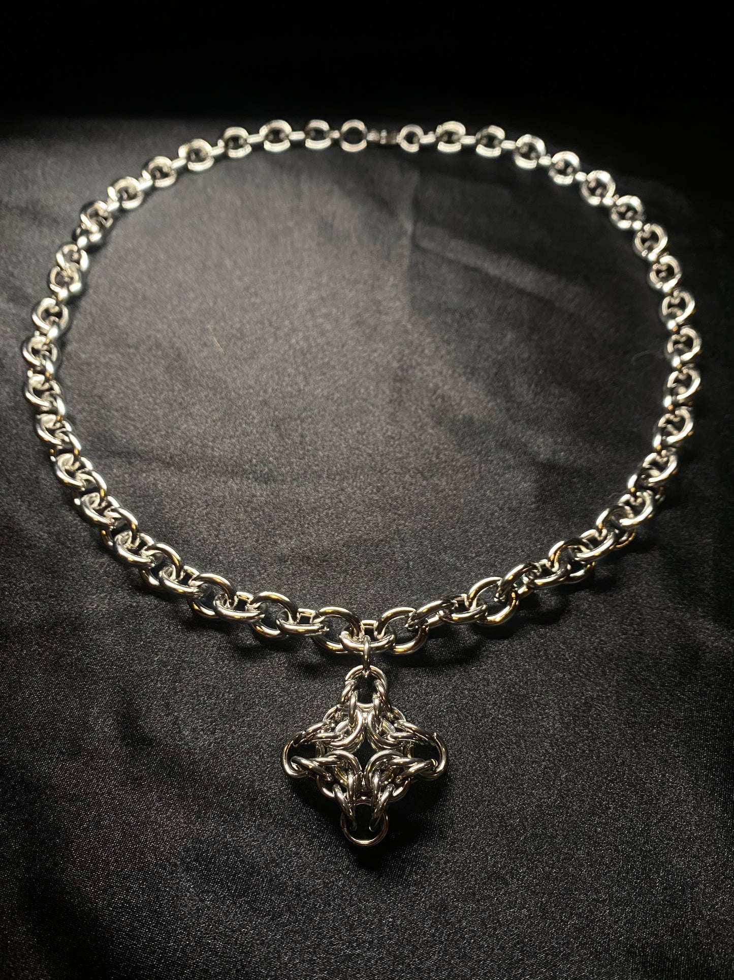 Chunky diamond choker