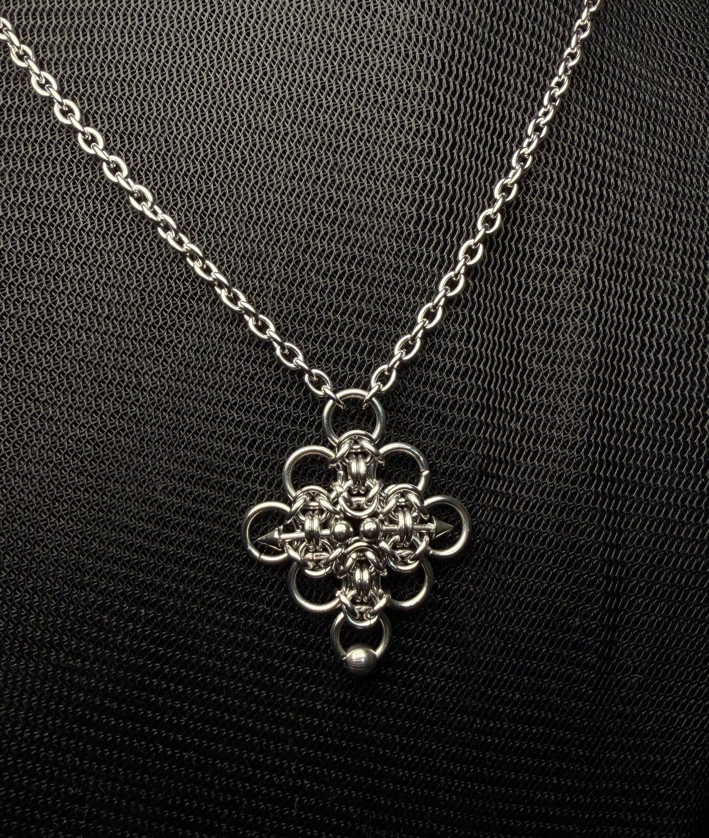Pierced sigil necklace