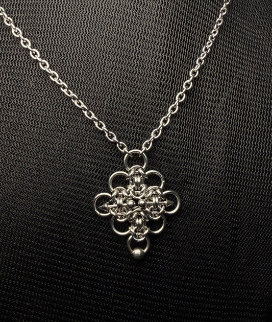 Pierced sigil necklace