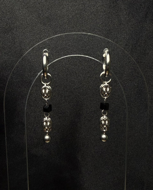 Black Swan earrings